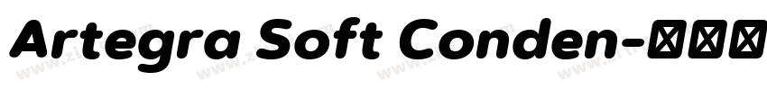 Artegra Soft Conden字体转换